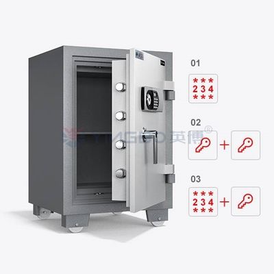 अग्नि रेटिंग 120 मिनट अग्निरोधक सुरक्षित बॉक्स/अग्निरोधी दस्तावेज सुरक्षित YB/FH-78