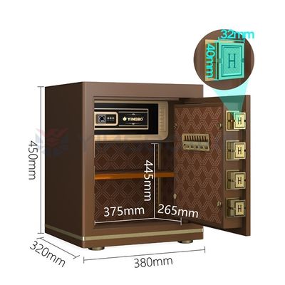 YB/N7-45 इलेक्ट्रॉनिक डिजिटल लॉक ऑफिस सेफ बॉक्स ठोस स्टील 26±2kg