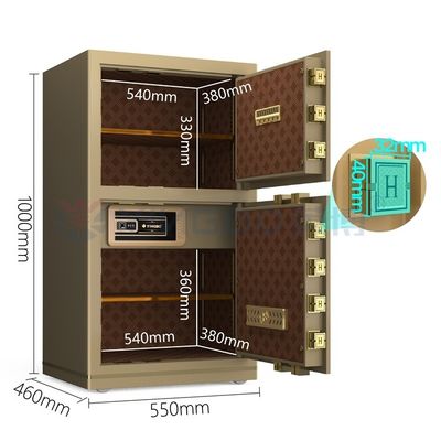 H1000mm डिजिटल इलेक्ट्रॉनिक लॉक सेफ बॉक्स फॉर ऑफिस सिक्योरिटी YB/N7-100D