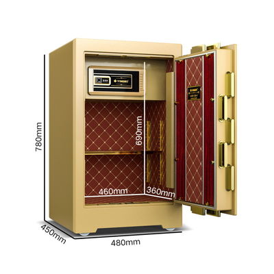 OEM 4 Cu Ft फिंगरप्रिंट लॉक वाणिज्यिक सेफ बॉक्स H780mm YB/ZY-70