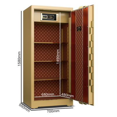 17 Cu Ft OEM कमर्शियल डिपॉजिट सेफ बायोमेट्रिक फिंगरप्रिंट लॉक सुरक्षा सेफ YB/ZY-150
