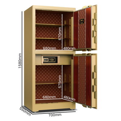 17.5 Cu Ft सुरक्षा सेफ बॉक्स बैंक ग्रेड 4 खुले तरीके 278±2kg Yb/Zy-150d