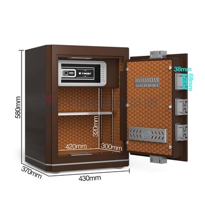 ऊंचाई 580 मिमी होम लॉक बॉक्स अनुकूलित डबल अलार्म