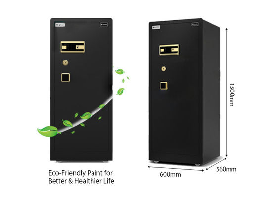 बायोमेट्रिक फिंगरप्रिंट लॉक आभूषण घड़ी वाइंडर सुरक्षित घर के लिए चोरी विरोधी आभूषण पैसे