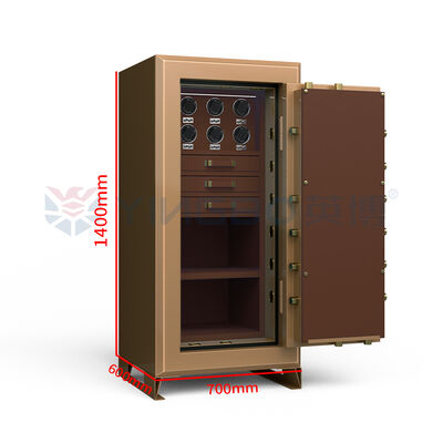 बड़े आकार का लक्जरी पियानो खत्म आभूषण सुरक्षित बॉक्स घड़ी Winder सर्वश्रेष्ठ आभूषण सुरक्षित भंडारण घर के लिए