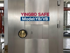 स्टेनलेस स्टील वॉल्ट दरवाजा तीन-लॉक लिंक