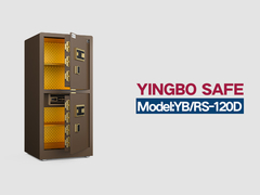 YB/RS-120D फिंगरप्रिंट लॉक होम सेफ कॉफी