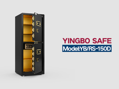 YB/RS-150D फिंगरप्रिंट लॉक होम सेफ ब्लैक