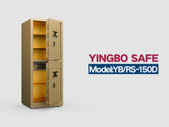 YB/RS-150D फिंगरप्रिंट लॉक होम सेफ सोने