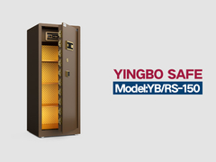 YB/RS-150 फिंगरप्रिंट लॉक होम सेफ कॉफी