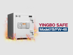 YB/FW-48 अग्निरोधी सुरक्षित बॉक्स सफेद