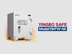 YB/FW-58 अग्निरोधी सुरक्षित बॉक्स सफेद
