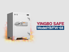 YB/FW-68 अग्निरोधक सुरक्षित बॉक्स सफेद