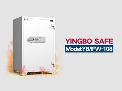 YB/FW- 108 अग्निरोधी सुरक्षित बॉक्स सफेद