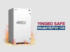 YB/FW-128 अग्निरोधक सुरक्षित बॉक्स सफेद